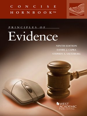 cover image of Principles of Evidence
